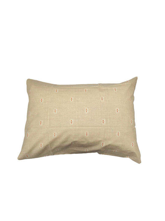 Kotonia Home Set Față de Pernă cu plic de acoperire Bej 50x80cm.