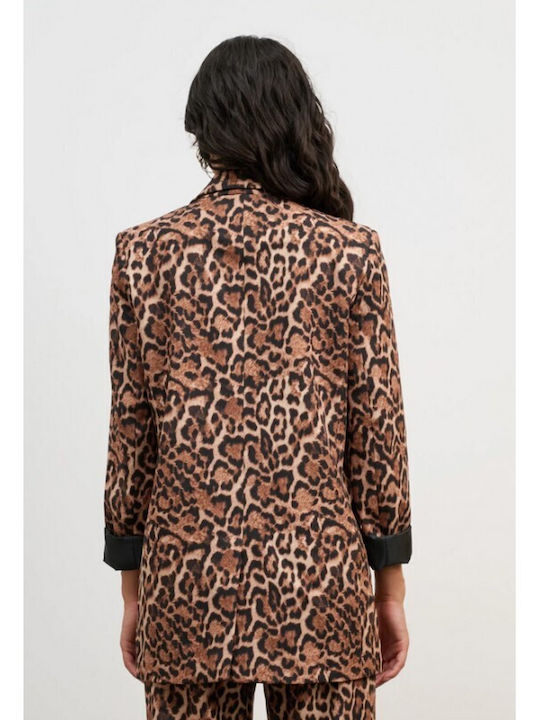 Femei Leopard Set cu Pantaloni Leopard