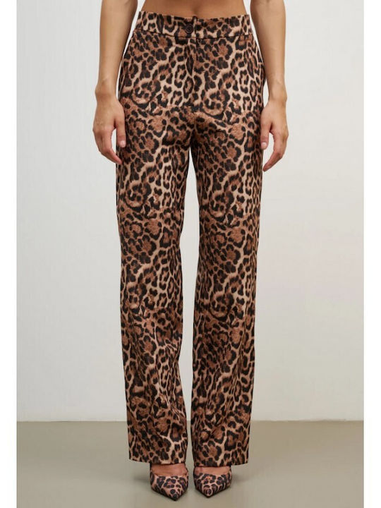 Femei Leopard Set cu Pantaloni Leopard