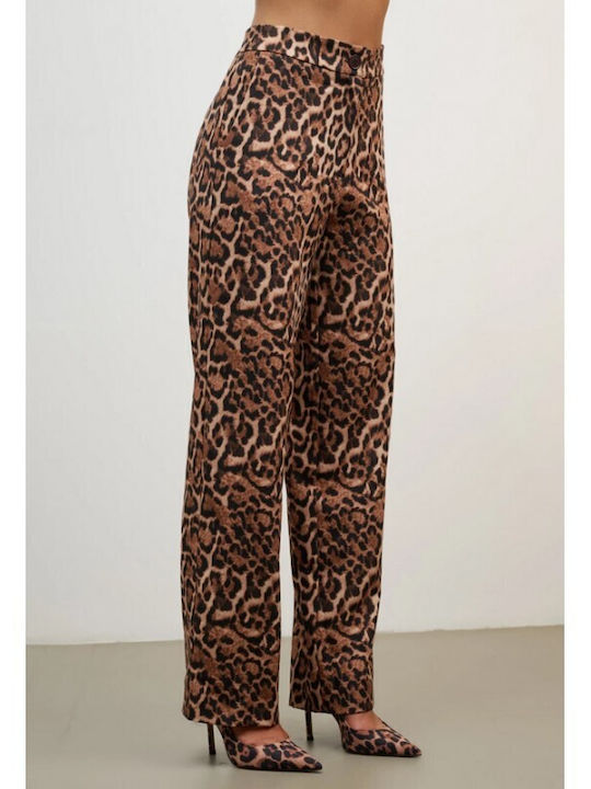 Femei Leopard Set cu Pantaloni Leopard