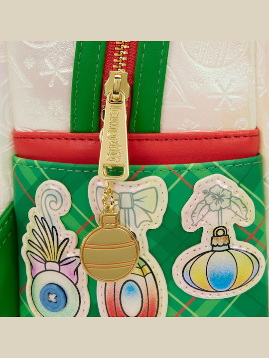 Loungefly Stitch Holiday Schulranzen Rucksack Gold