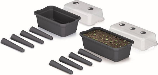 Prosperplast IPE600-S433 Mini Σπορείο 36.8x59.6x75.3cm