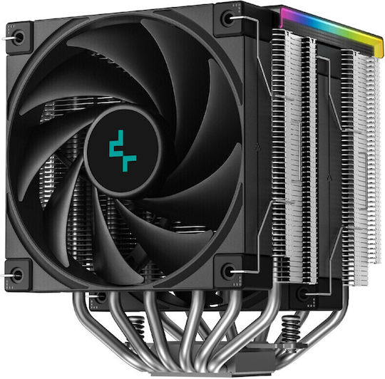 Deepcool AK620 Digital SE Ψύκτρα Επεξεργαστή Διπλού Ανεμιστήρα για Socket AM4/AM5/1200/115x με RGB Φωτισμό