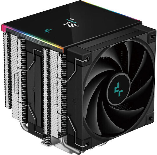 Deepcool AK620 Digital SE Ψύκτρα Επεξεργαστή Διπλού Ανεμιστήρα για Socket AM4/AM5/1200/115x με RGB Φωτισμό