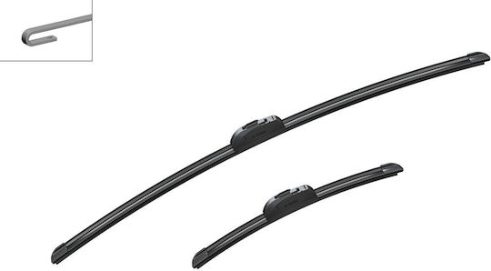 Bosch Aerotwin Σετ Μπροστινοί Υαλοκαθαριστήρες Αυτοκινήτου 700mm/340mm