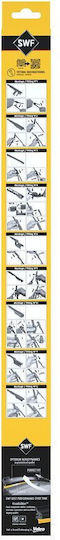 SWF Front Car Wiper Set 580mm/530mm for Hyundai i20 Nissan Qashqai for Hyundai / Nissan