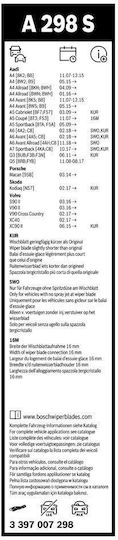 Bosch Aerotwin Set Frontal Lamele Ștergătoare Auto 600mm/500mm