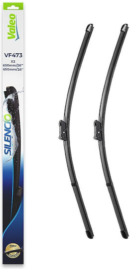 Valeo Silencio Front Car Wiper Set 650mm for Opel Ampera / Astra Peugeot 508 / Expert / RCZ