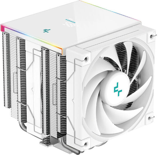 Deepcool AK620 Digital SE Dual Fan CPU Cooling with RGB for AM4/AM5/1200/115x Socket White