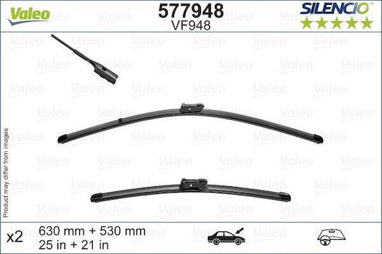 Valeo Set Frontal Lamele Ștergătoare Auto 630mm