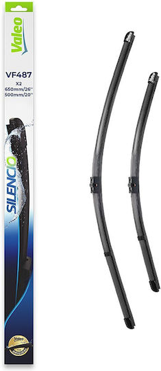 Valeo Silencio X.trm x2 Front Set Car Wiper Blades 650mm/500mm