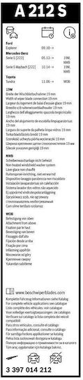 Bosch AEROTWIN Set Frontscheibenwischer 650mm/550mm Universell