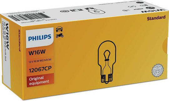 Philips W16w 12v Brake Bulb Set 10 Pcs