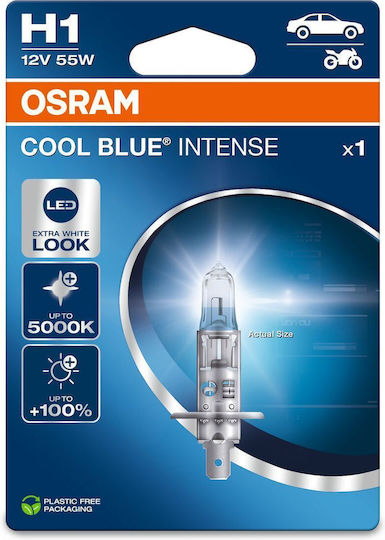 Bec 12v H1 55w Cool Blue Intense Blister Nextgen 1 Piece Osram