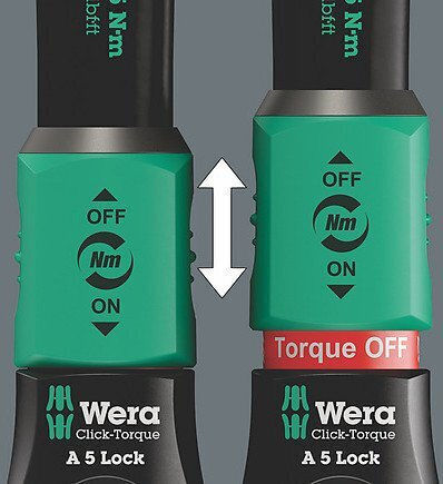 Wera Δυναμόκλειδο Καρέ 1/4" Ροπής 2.5-25 Nm Click-torque