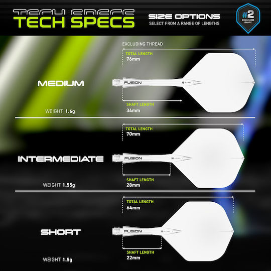 Winmau Federn für Darts, Φτερά για Βελάκια Darts