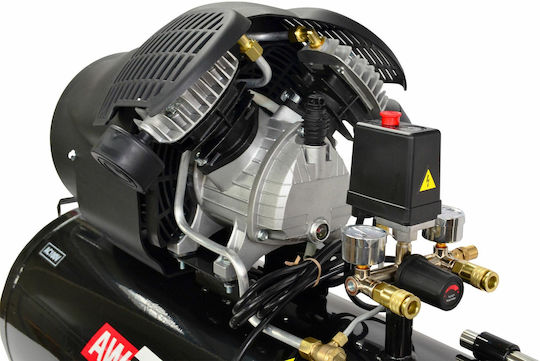 AWTools Compressor Μονοφασικό Κομπρεσέρ Αέρος 96dB με Ισχύ 3hp και Αεροφυλάκιο 100lt