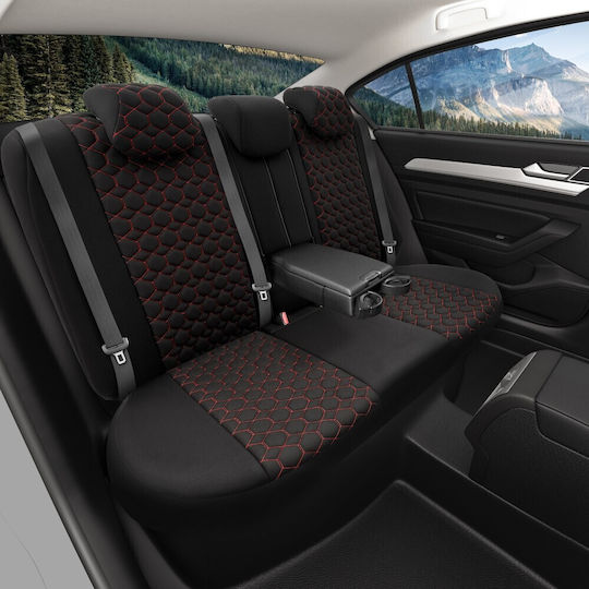 Set Red Sapphire Seat Covers