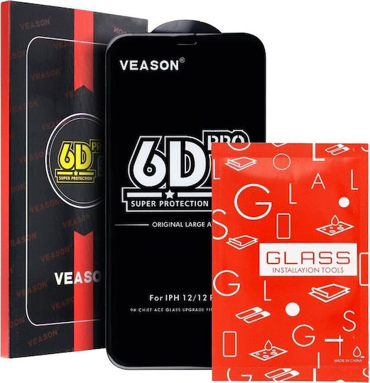 Gehärtetes Glas Schwarz (Redmi 15)