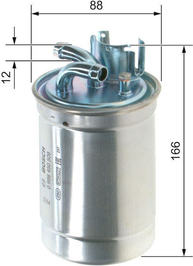 Bosch Φίλτρο Βενζίνης για Audi A4 / Ash / A8 / Allroad / Skoda Superb I / Vv Passat 2.5d / 3.zd