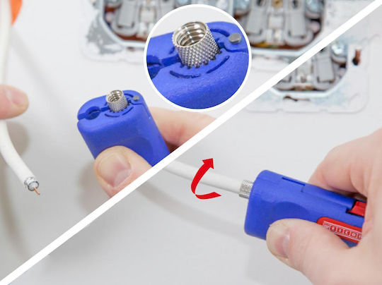 Weicon Wire Stripper for Coaxial Cables Maximum Wire Gauge 11mm