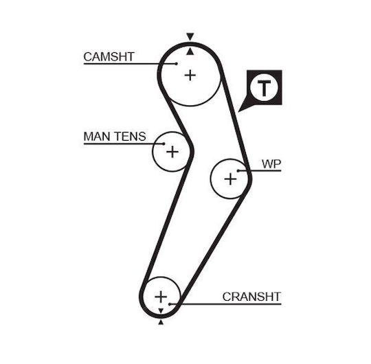 Water Pump Set + Gates Timing Belt