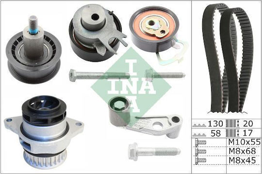 Water Pump Set + Ina Timing Belt