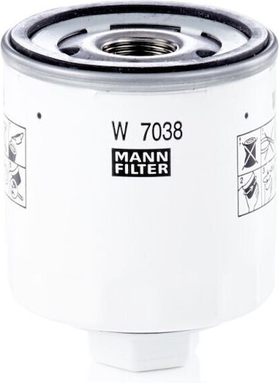 Mann-filter Oil Filter Ford Transit V363 2.0d/2.0dh 03.16 Inner Diameter 63mm Outer Diameter 76mm Height 92mm Thread M22x1.5-6h