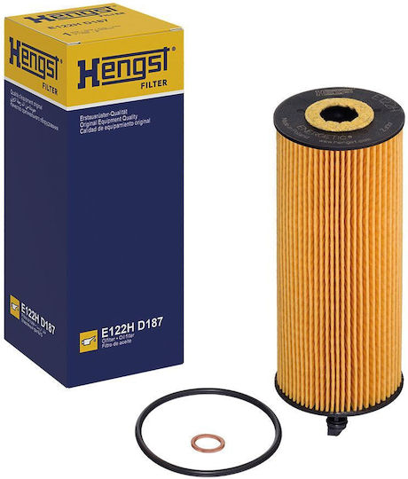 Hengst Филтър Маслен Филтър E122h D187