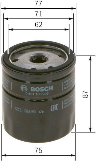 Filtru de ulei Bosch