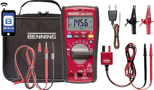 Benning Digital Multimeter True RMS with AC / DC / Resistance / Capacitance / Temperature Measurement 044089 MM 10-PV
