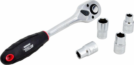AWTools Ключове 72 Зъба с Каре 1/2" Дължина 25см.