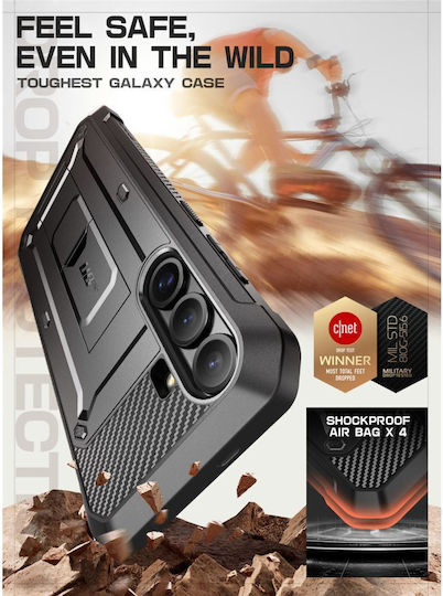 Supcase Unicorn Beetle Pro Back Cover Σιλικόνης / Πλαστικό Μαύρο (Galaxy S25 FE)