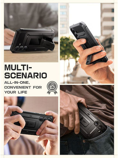 Supcase Unicorn Beetle Pro Back Cover Σιλικόνης / Πλαστικό Μαύρο (Galaxy S25 FE)