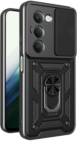 Techsuit Camshield Series Rückseite Umschlag Silikon / Kunststoff Schwarz Xiaomi Redmi 15 4G / 5G