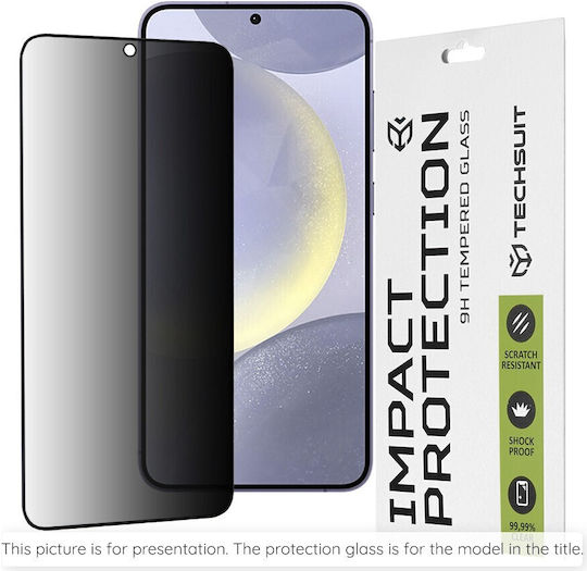 Techsuit 111d Full Glue Privacy Full Face Tempered Glass Μαύρο (Honor 20 Pro)