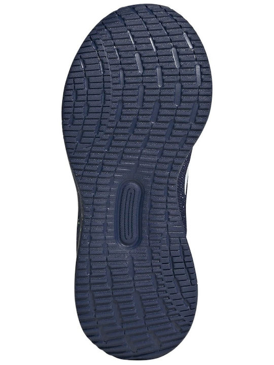 Runfalcon 5 Kids Sports Shoes Running with Hoop & Loop Closure Navy Blue
