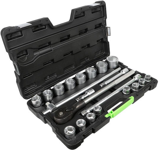 JBM Ratschen- & Steckschlüssel-Sets 3\4" 21Stück