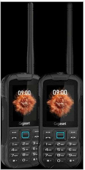 Gigaset GLX8 Active Duo Dual SIM Telefon Mobil cu Butoane Negru