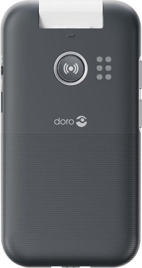 Doro Leva L30 Single SIM Κινητό με Κουμπιά Graphite White