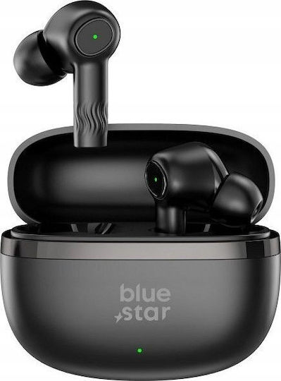 Blue Star AC20E In-ear Bluetooth Handsfree Căști cu Carcasă de Încărcare Negru