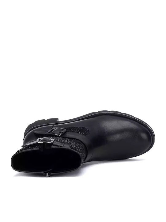 Vegan Stiefeletten Damen Schwarz