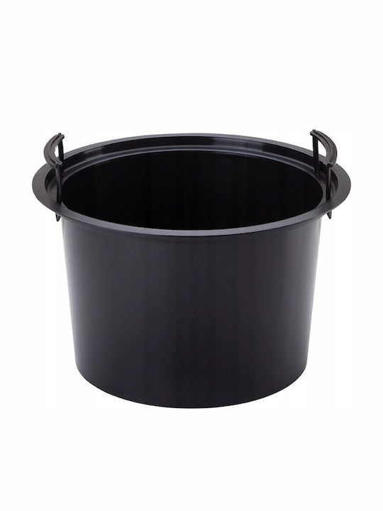 Marhome Heos Übertopf Kunststoff Schwarz 46.8x46.8x45εκ.