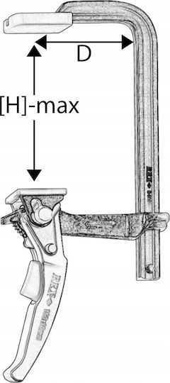Carpenter Squeeze 80x 250mm Steel Forged + Ratchet