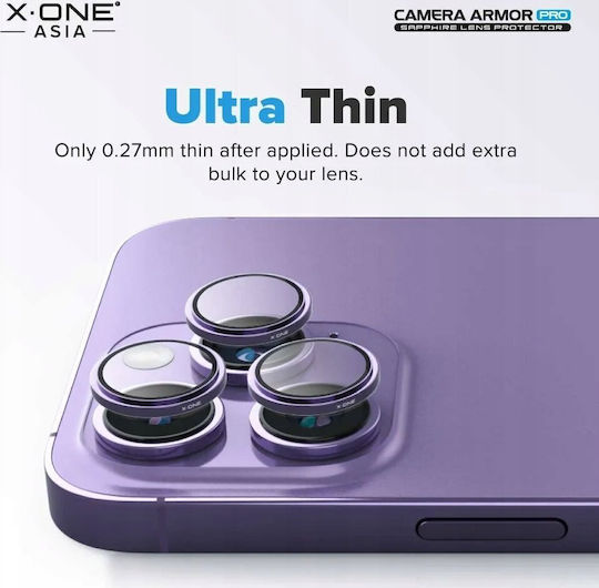 X-One Camera Protection Tempered Glass Transparent for the Samsung Galaxy S25 Ultra