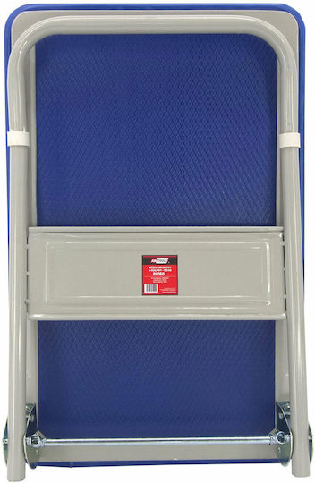 Awtools 4-wheel Warehouse Trolley 300kg Platform 90x60cm