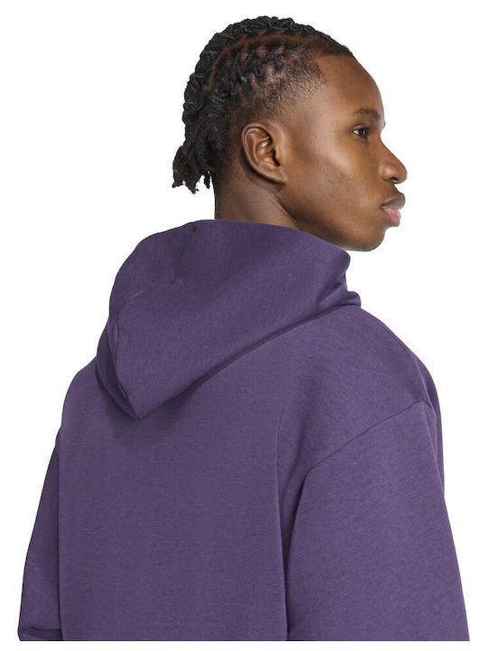 Essentials Big Logo Sweatshirt With Hood Purple
