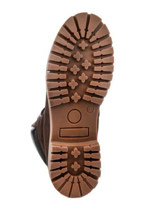 Leather Brown Men's Boots Anatomical