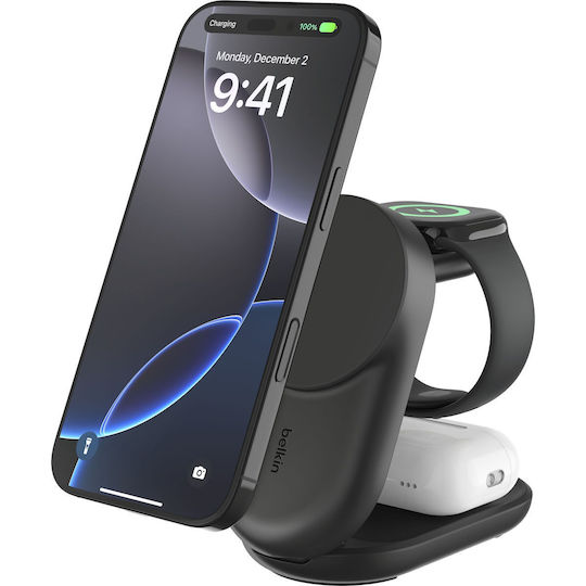Belkin Kabelloses Ladegerät Qi2 25W Schwarzs (UltraCharge)