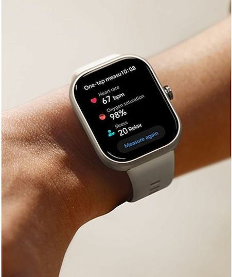 Honor Choice 50mm Αδιάβροχο Smartwatch με Παλμογράφο (Μαύρο - M/L)